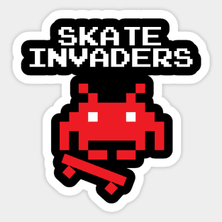 Skate Invaders Sticker